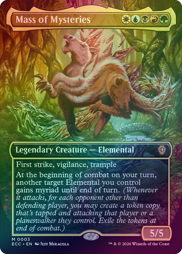 Mass of Mysteries - Borderless (Foil) (ECC)