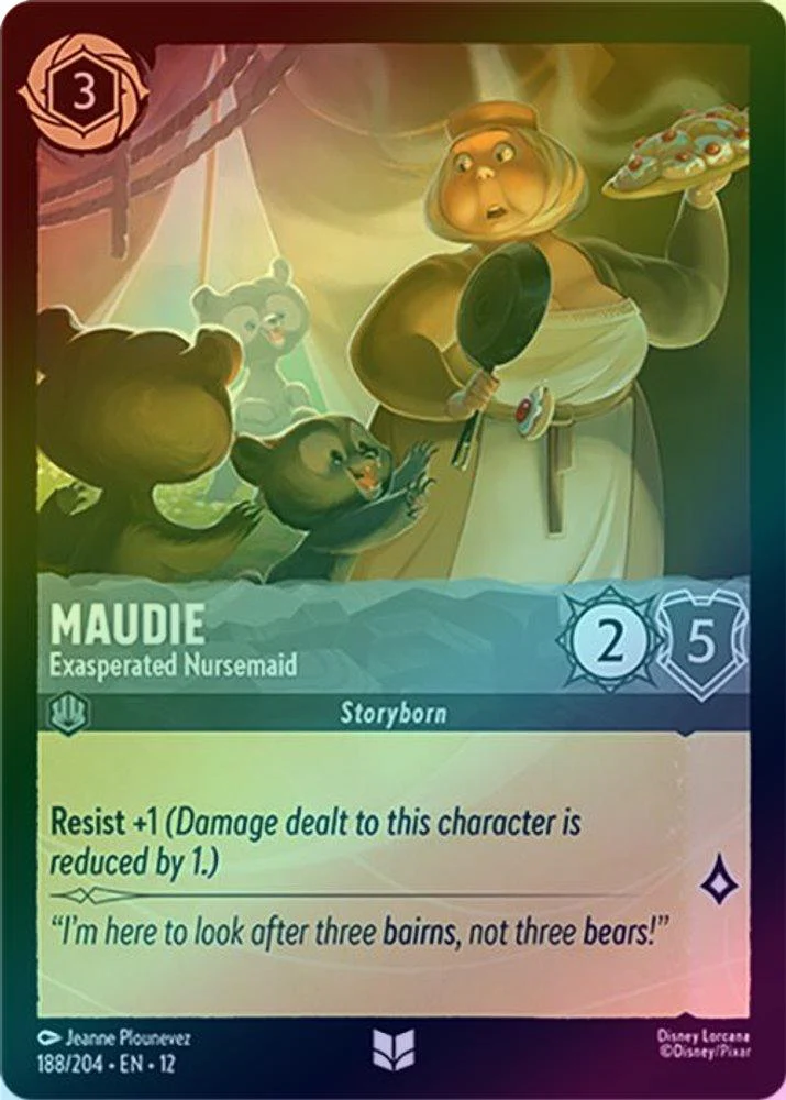 Maudie (Exasperated Nursemaid) - 188/204 - Uncommon (Foil)