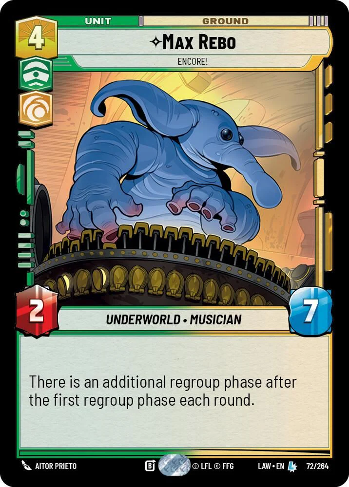 Max Rebo - Encore! - 72/264 - Legendary