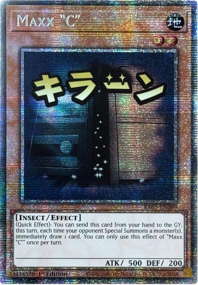 Maxx "C" - RA05-EN089 - Starlight Rare - 1st Edition