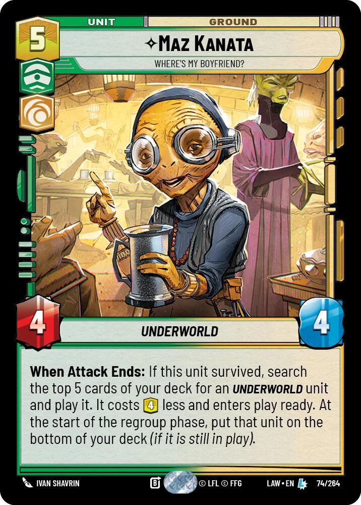 Maz Kanata - Where's My Boyfriend? - 74/264 - Legendary