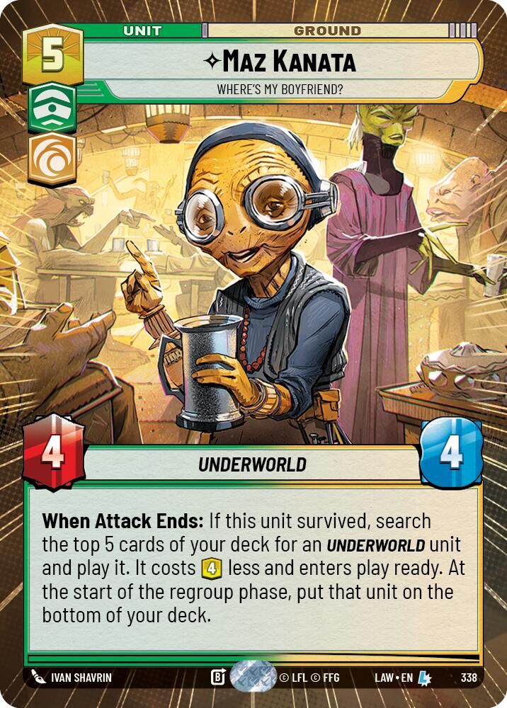 Maz Kanata - Where's My Boyfriend? (Hyperspace) - 338 - Legendary