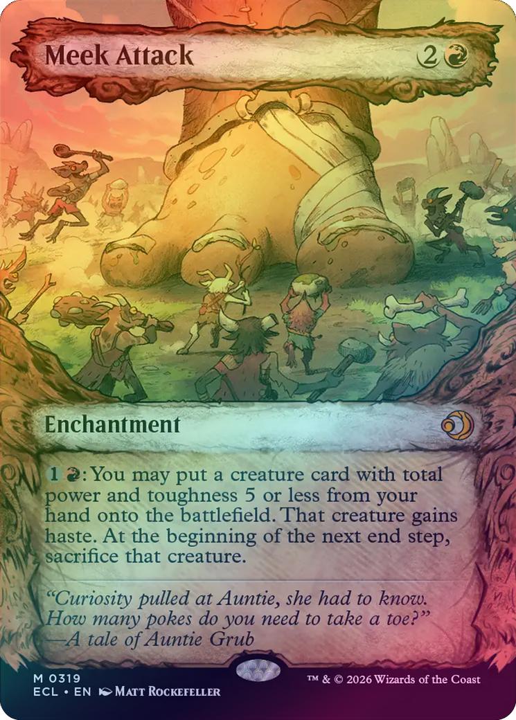 Meek Attack - Fable Frame Showcase (Foil) (ECL)
