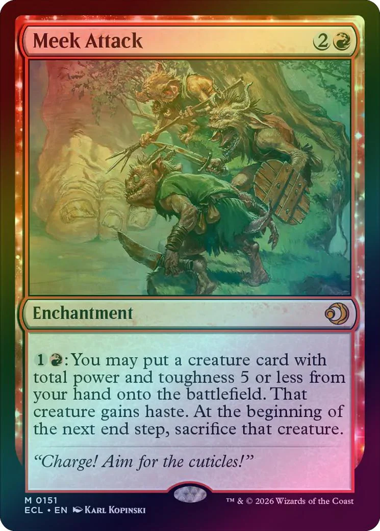Meek Attack (Foil) (ECL)