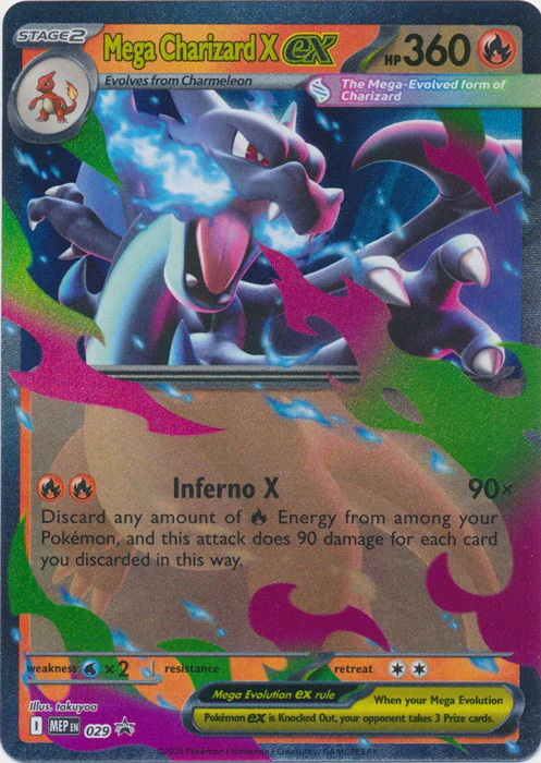 Mega Charizard X ex - MEP029 - Promo