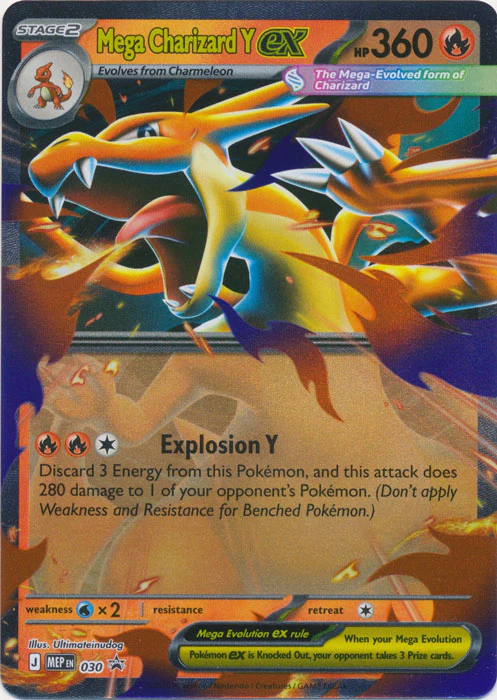 Mega Charizard Y ex - MEP030 - Promo