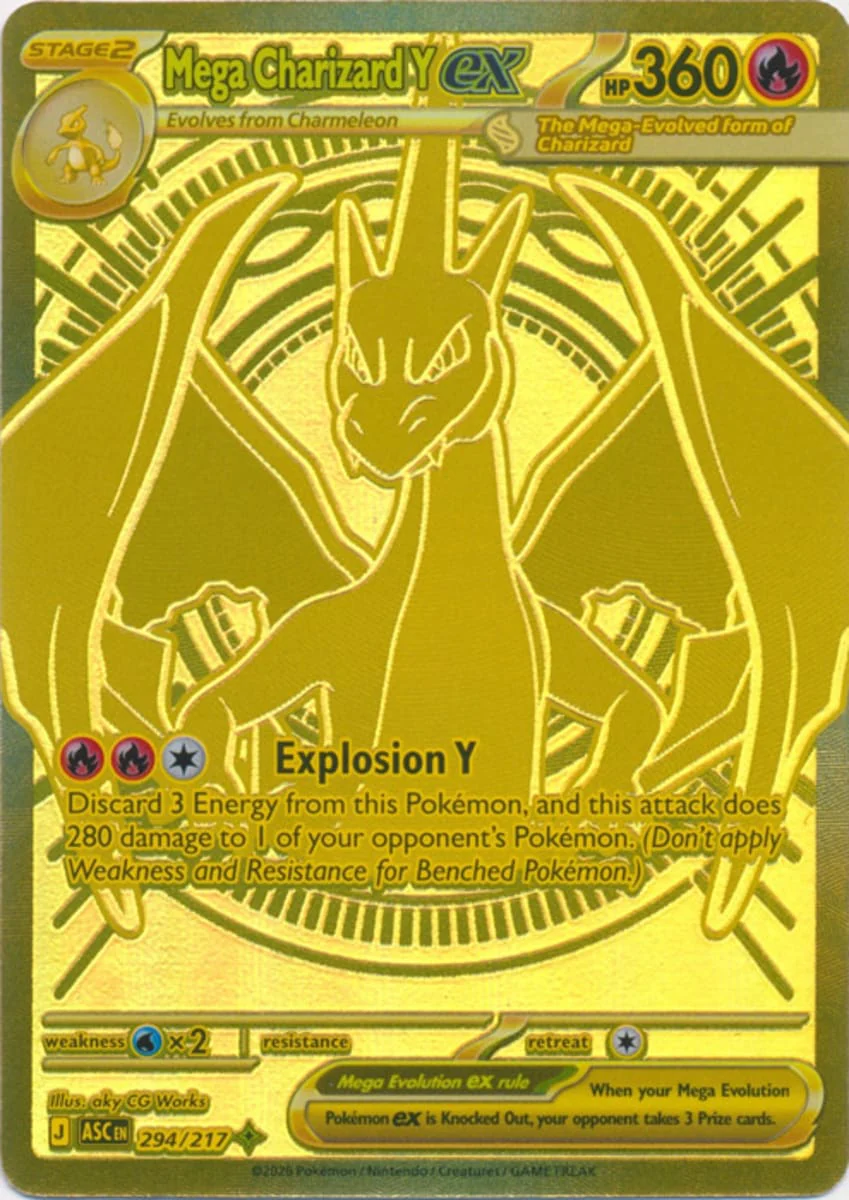 Mega Charizard Y ex - 294/217 - Mega Hyper Rare