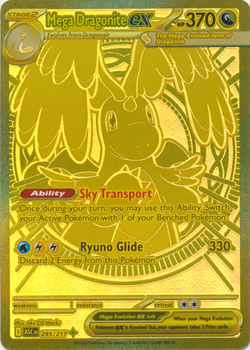 Mega Dragonite ex - 295/217 - Mega Hyper Rare