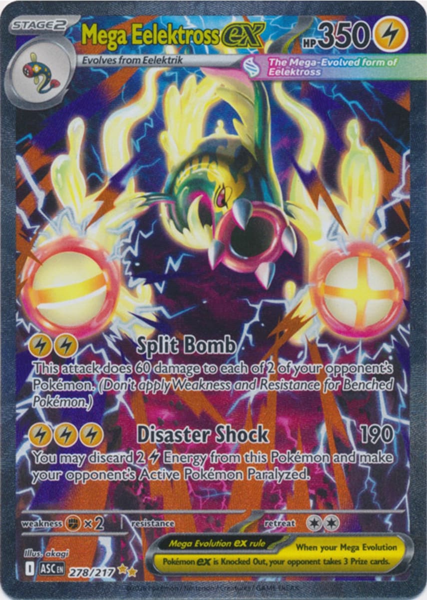 Mega Eelektross ex - 278/217 - Special Illustration Rare