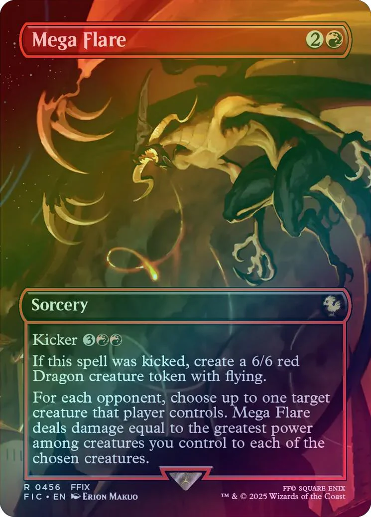 Mega Flare - Borderless (Foil) (FIC)