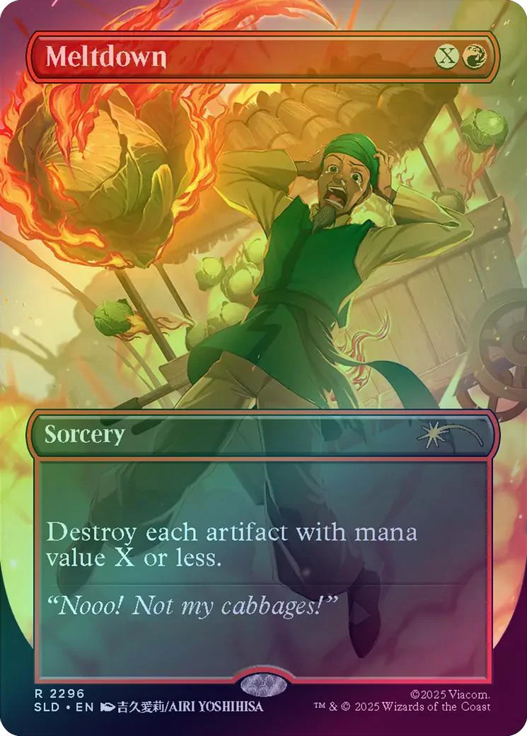 Meltdown - ATLA: MY CABBAGES! (Rainbow Foil) (SLD)