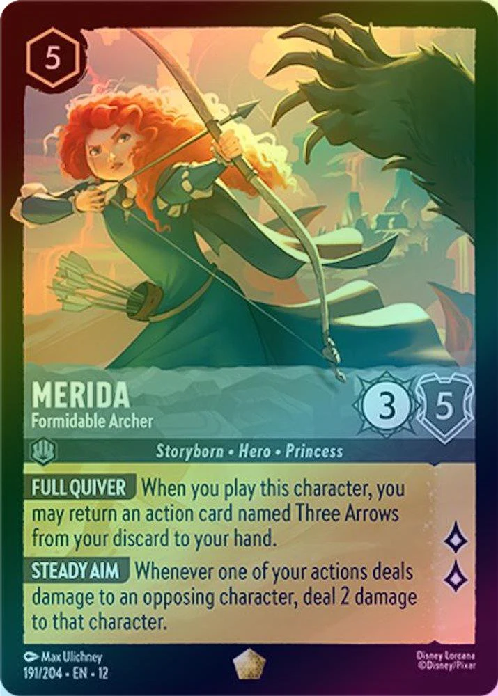 Merida (Formidable Archer) - 191/204 - Legendary (Foil)