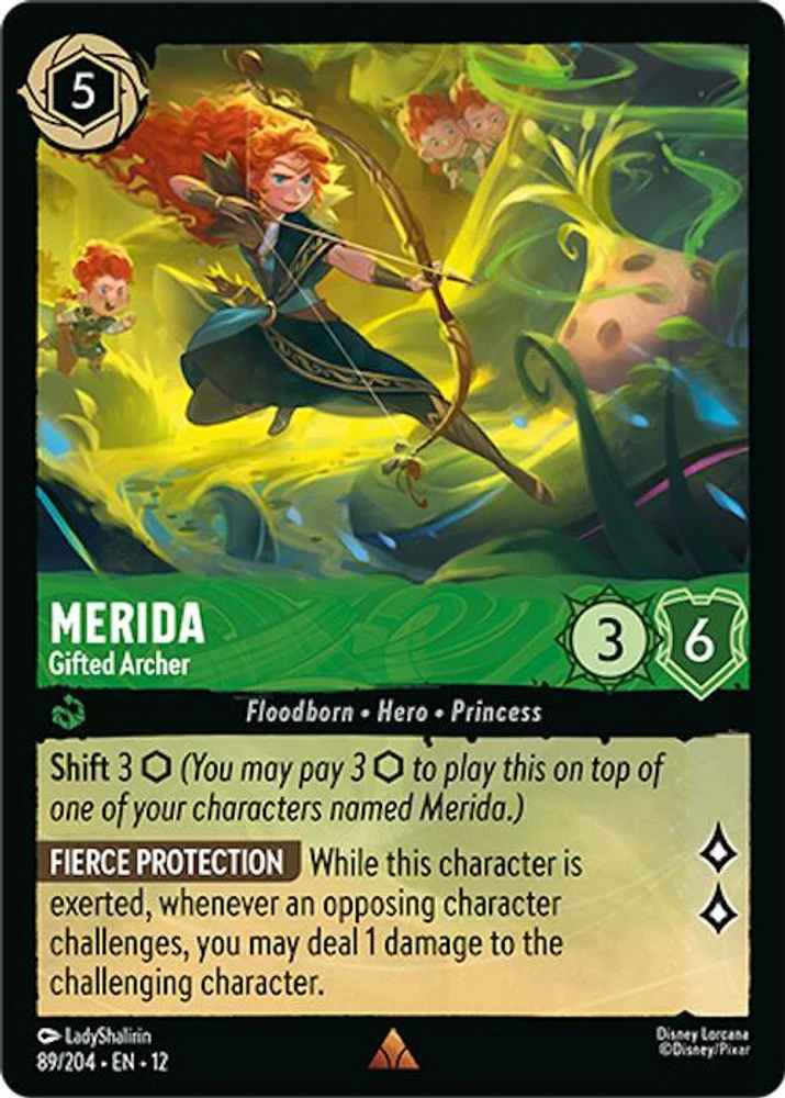 Merida (Gifted Archer) - 89/204 - Rare