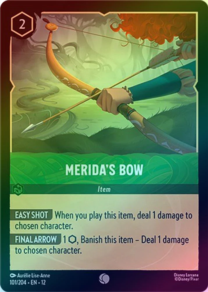 Merida's Bow - 101/204 - Common (Foil)