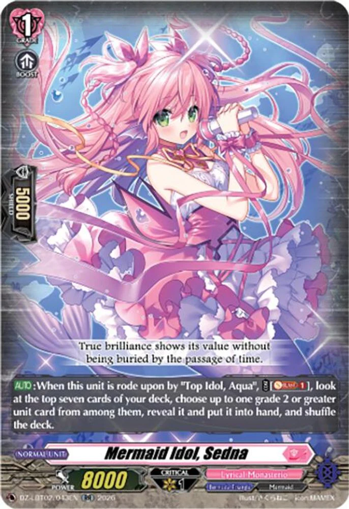 Mermaid Idol, Sedna - DZ-LBT02/043EN - Double Rare