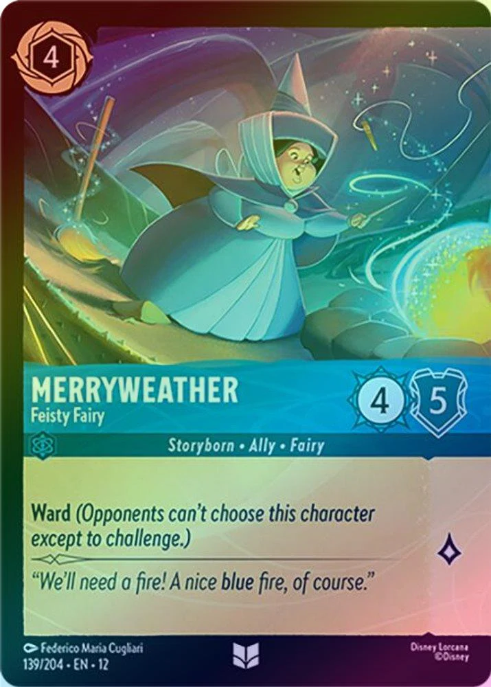 Merryweather (Feisty Fairy) - 139/204 - Uncommon (Foil)