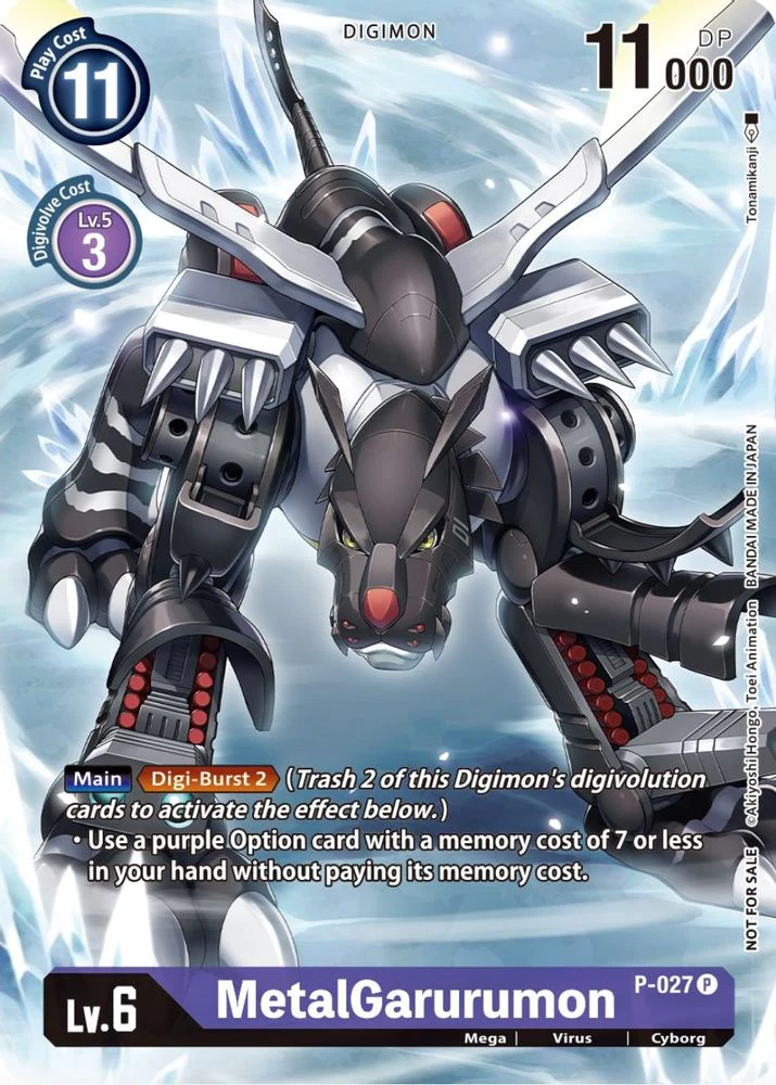 MetalGarurumon - P-027 (Winner Pack Across Time) - P-027 - Promo