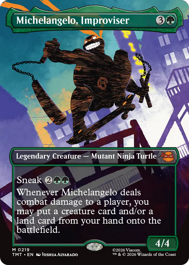 Michelangelo, Improviser - Silhouette Showcase (TMT)
