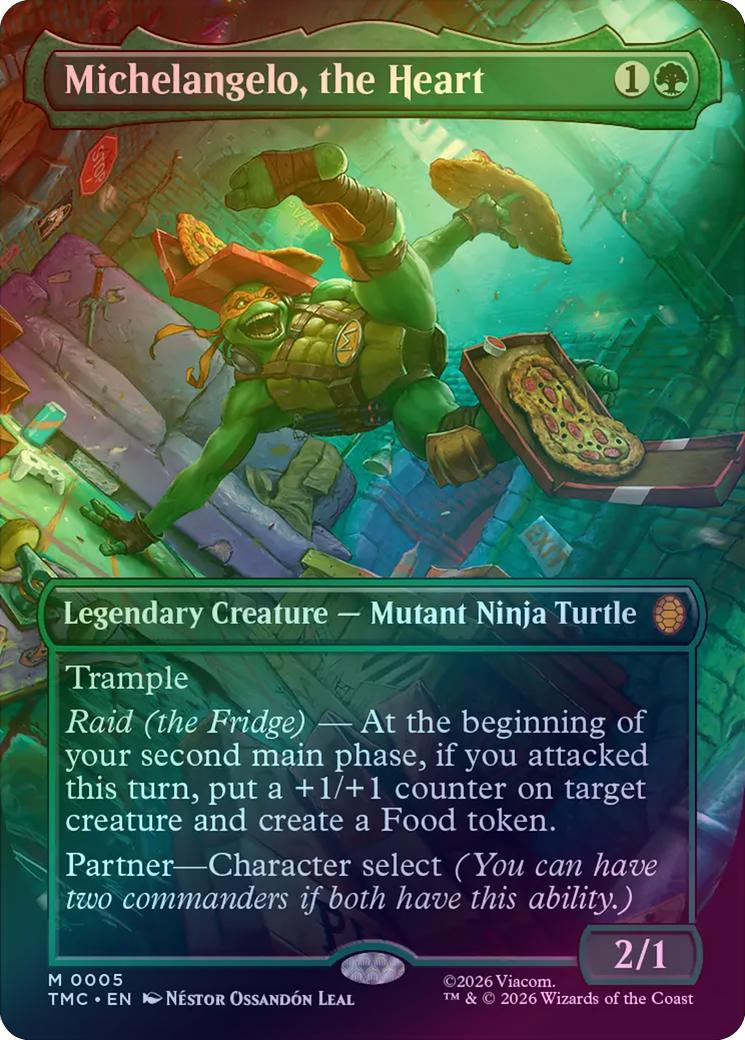 Michelangelo, the Heart - Borderless (Foil) (TMC)