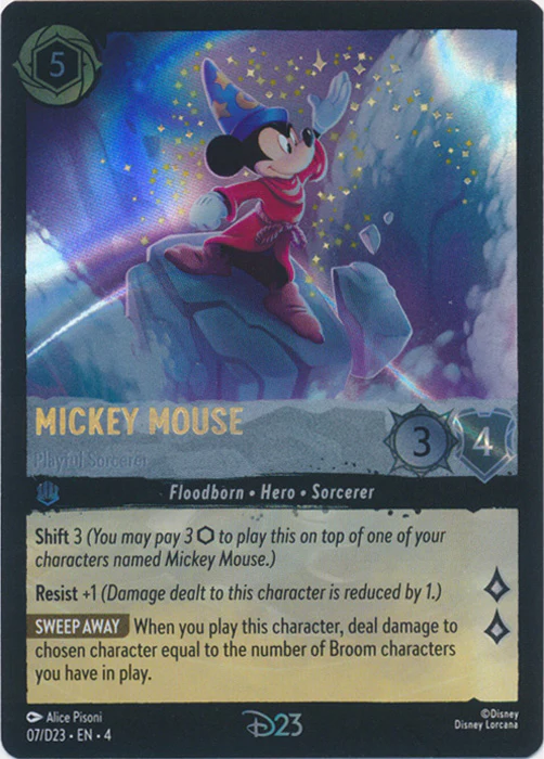 Mickey Mouse (Playful Sorcerer) - 7 - Promo (Foil)