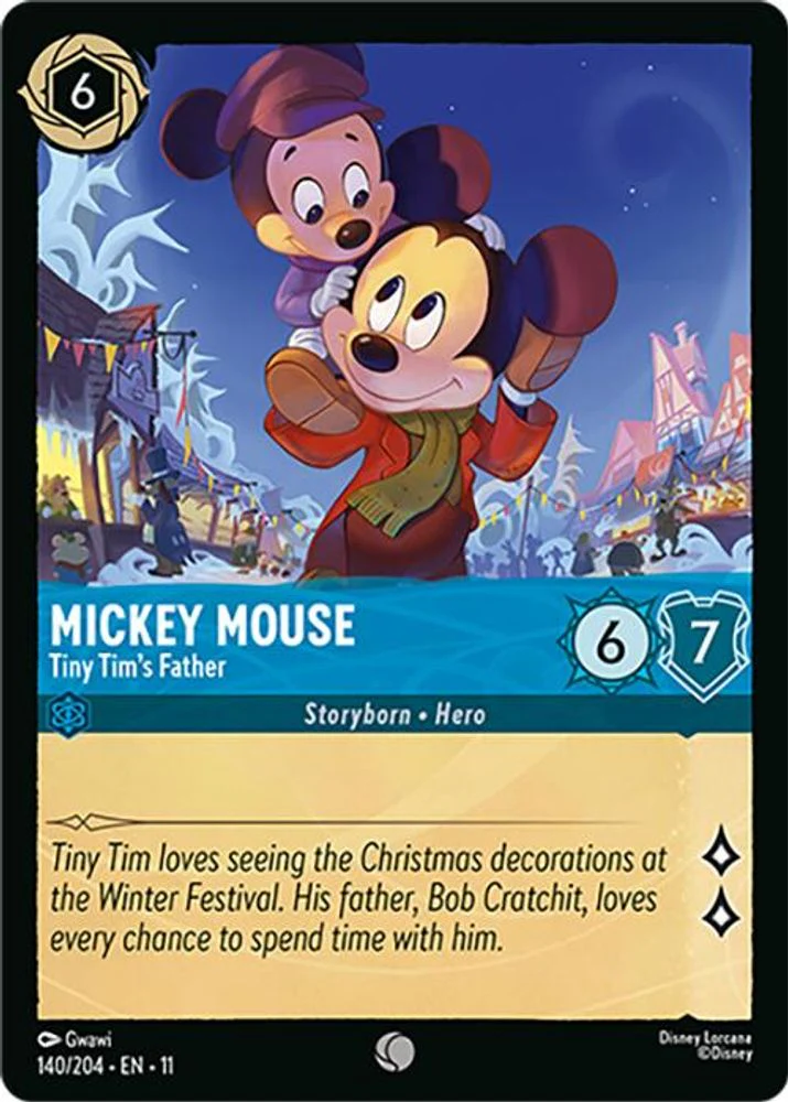 Mickey Mouse (Tiny Tim's Father) - 140/204 - Common
