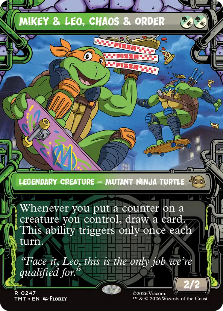 Mikey & Leo, Chaos & Order - Sewer Frame (TMT)