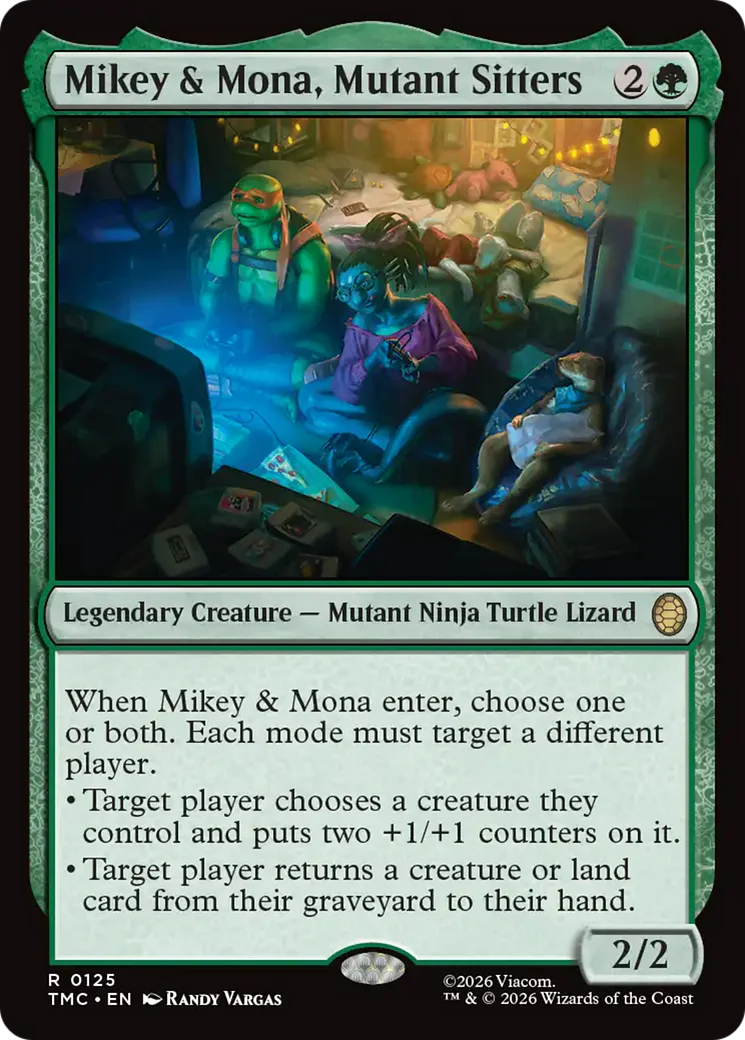 Mikey & Mona, Mutant Sitters (TMC)