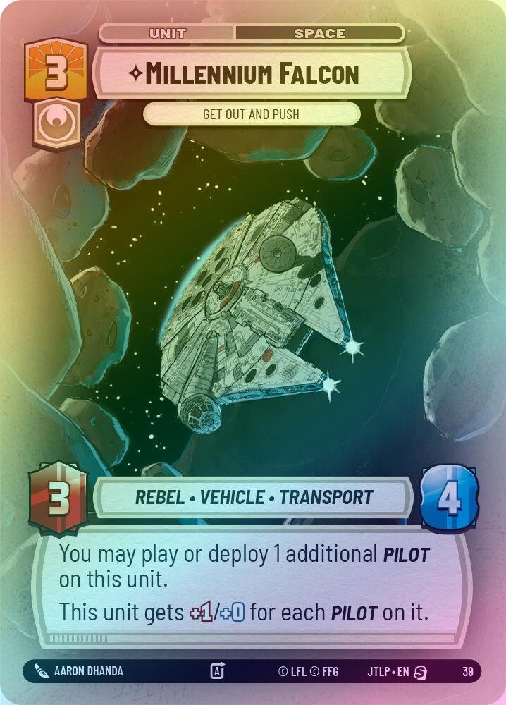 Millennium Falcon - Get Out And Push (Foil) - 39 - Special (Foil)