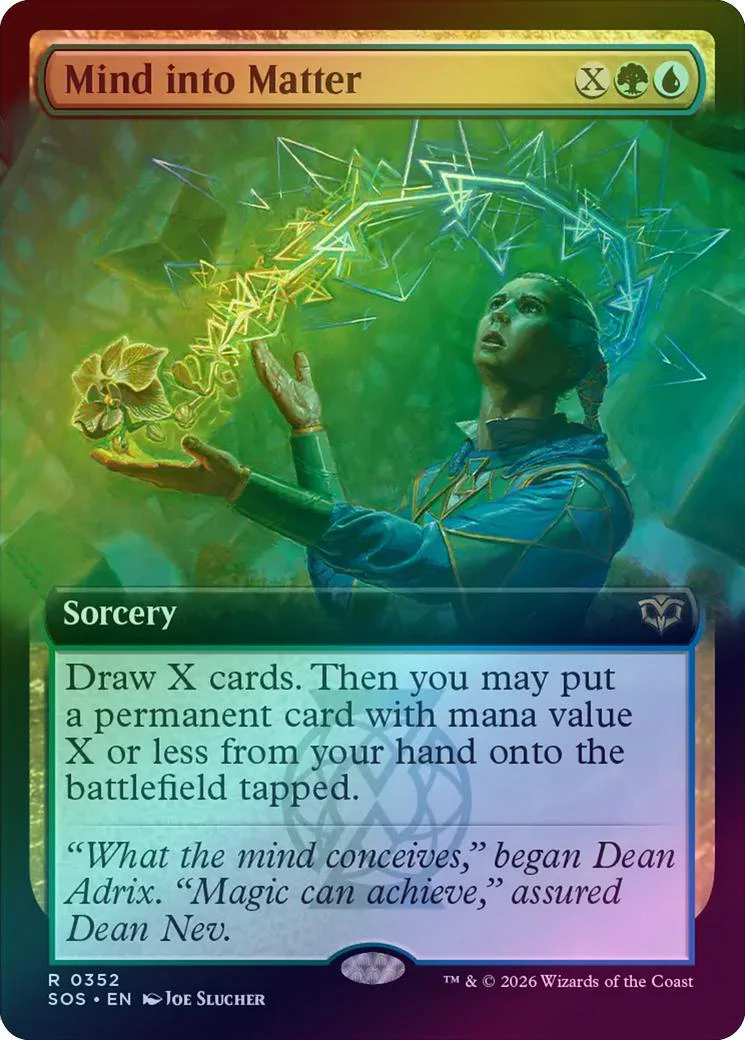 Mind into Matter - Extended Art (Foil) (SOS)