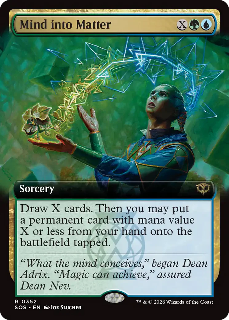 Mind into Matter - Extended Art (SOS)