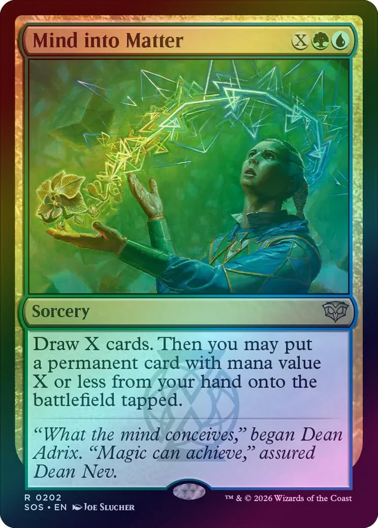 Mind into Matter (Foil) (SOS)
