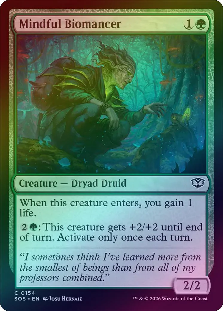 Mindful Biomancer (Foil) (SOS)