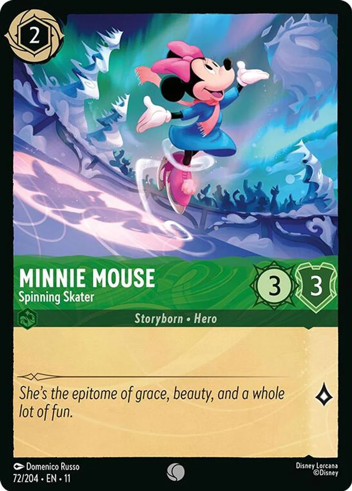 Minnie Mouse (Spinning Skater) - 72/204 - Common