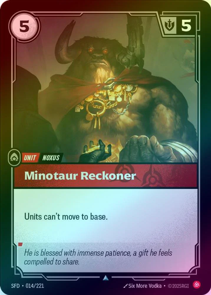 Minotaur Reckoner - 014/221 - Uncommon (Foil)