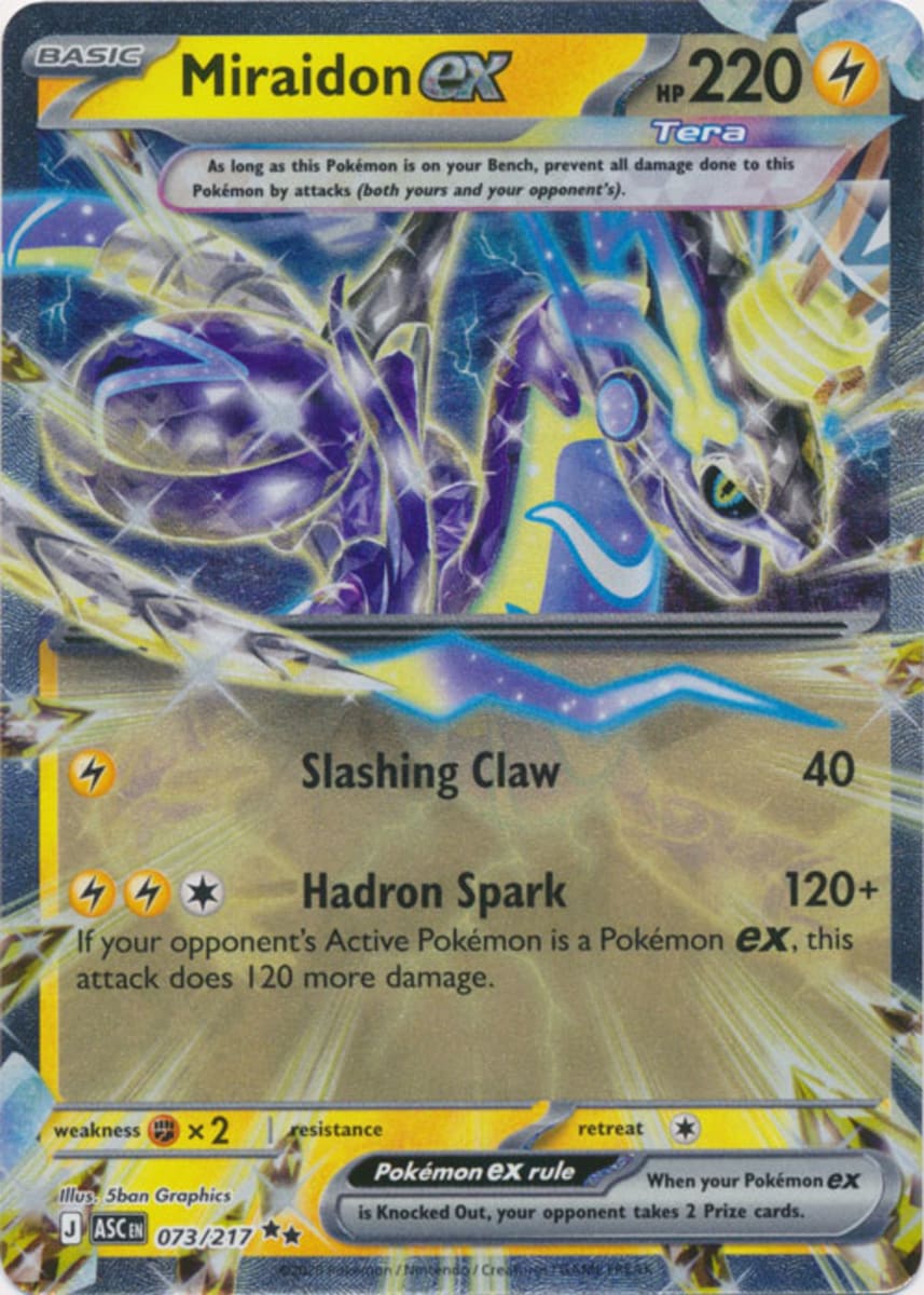 Miraidon ex - 073/217 - Double Rare