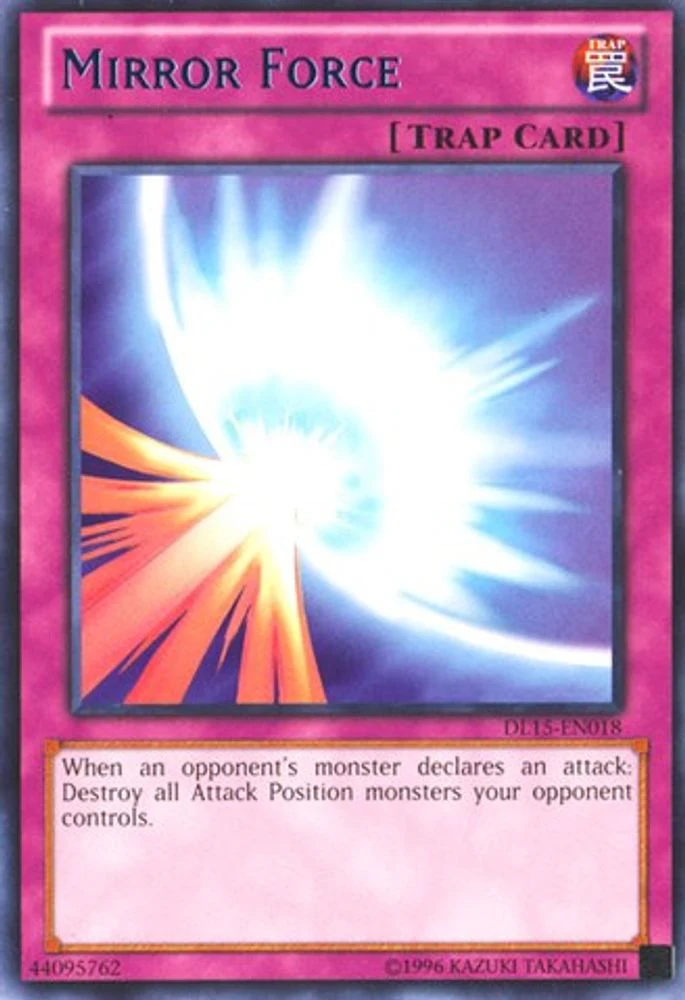 Mirror Force (Blue) - DL15-EN018 - Rare