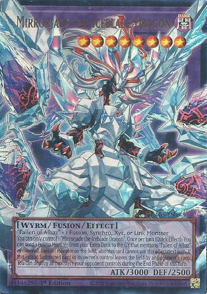Mirrorjade the Iceblade Dragon - RA05-EN148 - Ultra Rare - 1st Edition