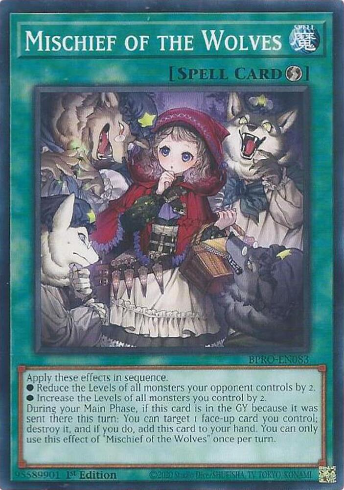 Mischief of the Wolves - BPRO-EN083 - Common - 1st Edition