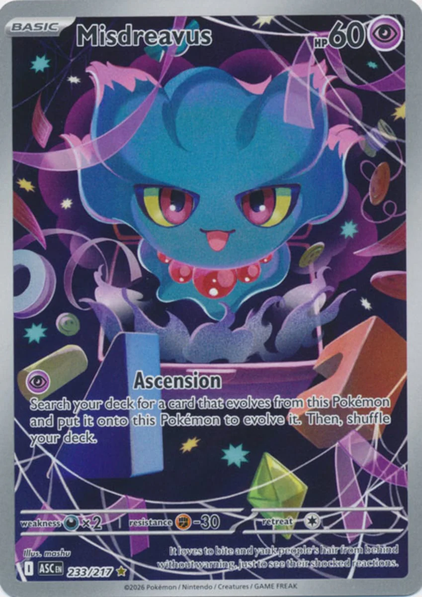 Misdreavus - 233/217 - Illustration Rare