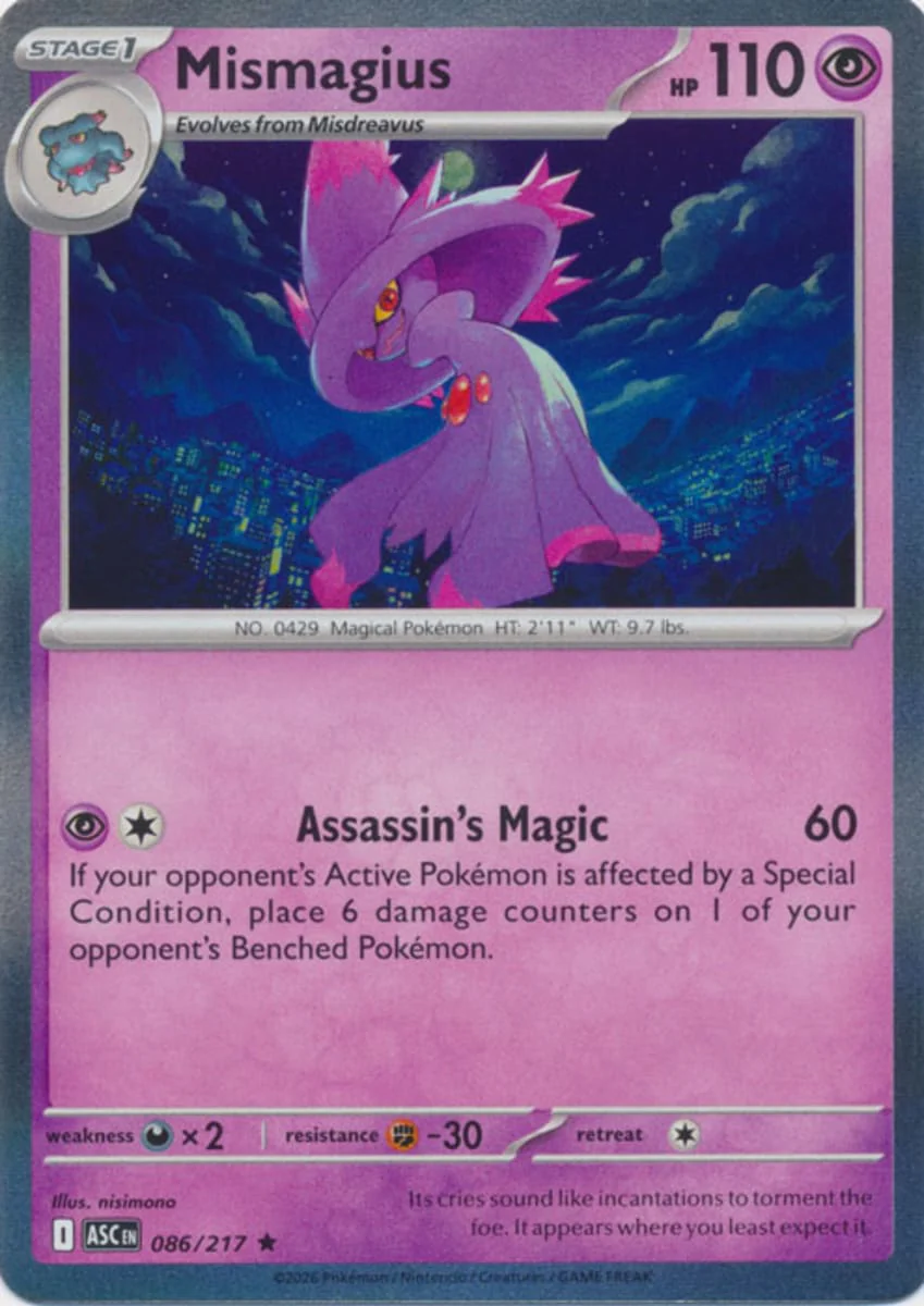 Mismagius - 086/217 - Rare