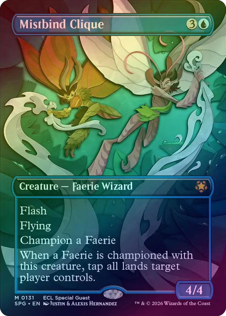 Mistbind Clique - Borderless (Foil) (SPG)