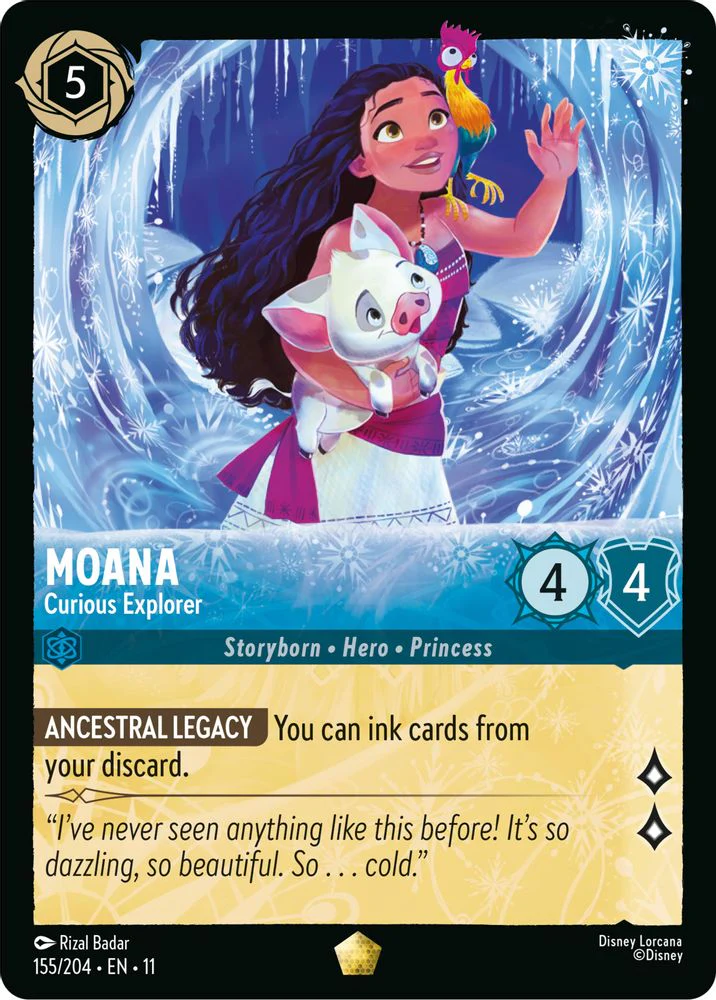 Moana (Curious Explorer) - 155/204 - Legendary