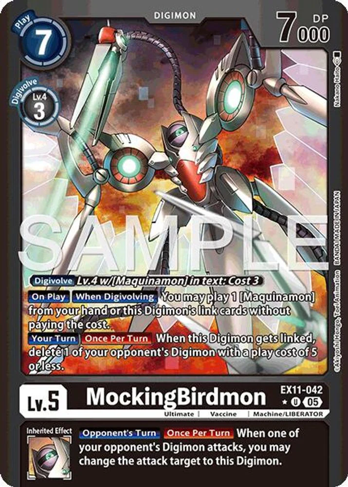 MockingBirdmon (Limited Foil) - EX11-042 - Uncommon