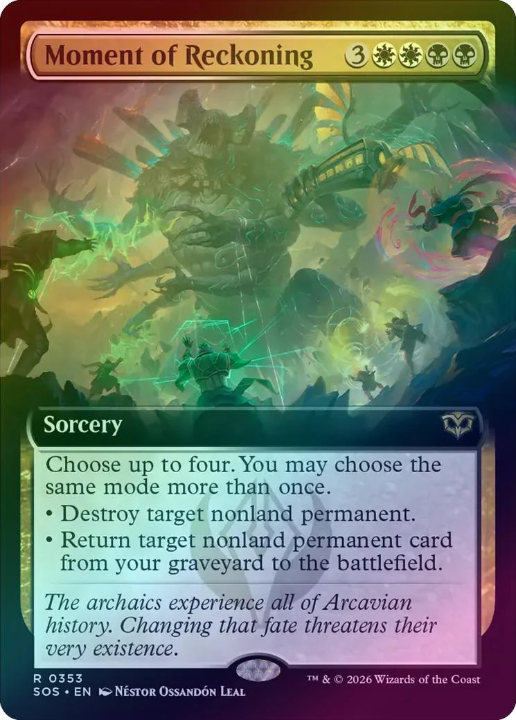 Moment of Reckoning - Extended Art (Foil) (SOS)