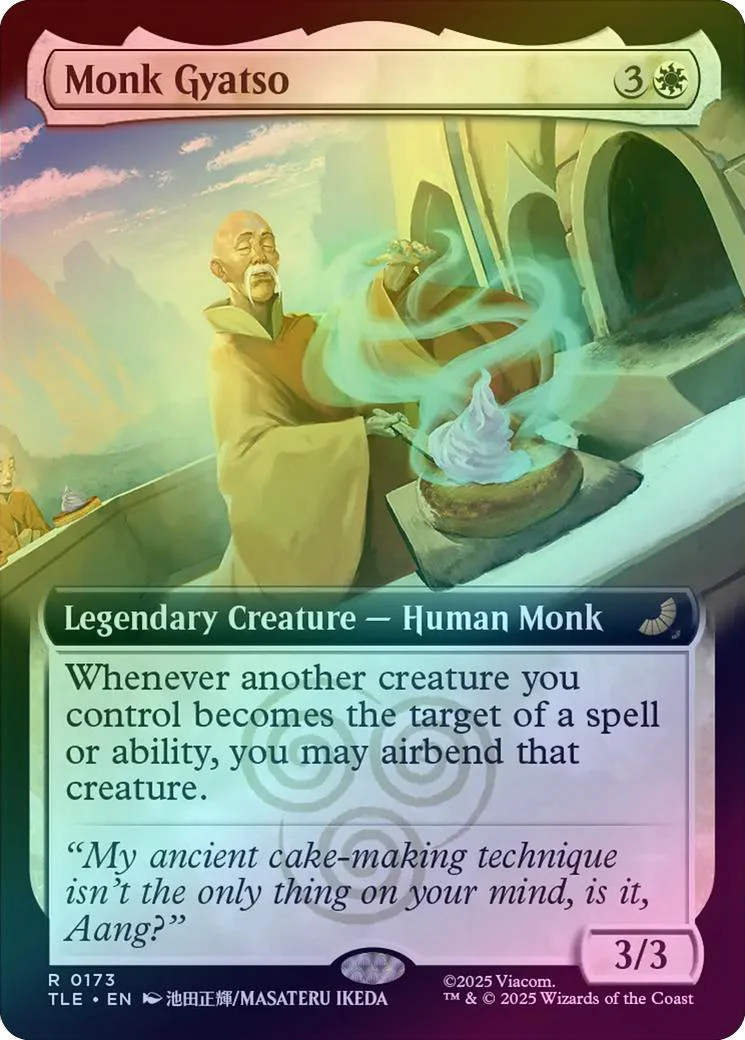 Monk Gyatso - Extended Art (Foil) (TLE)