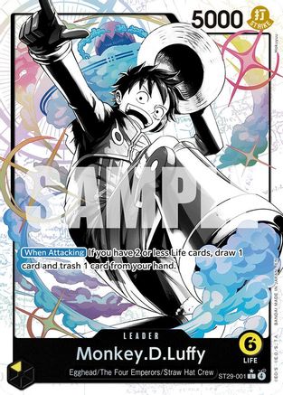 Monkey.D.Luffy (001) (Parallel) - ST29-001 - Leader
