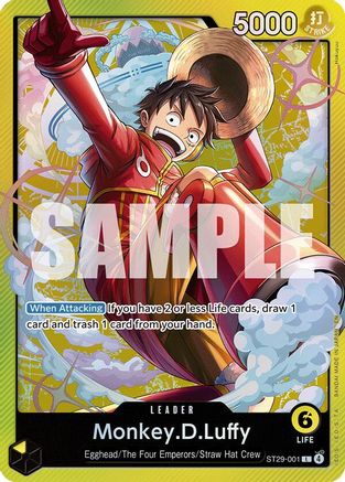 Monkey.D.Luffy (001) - ST29-001 - Leader