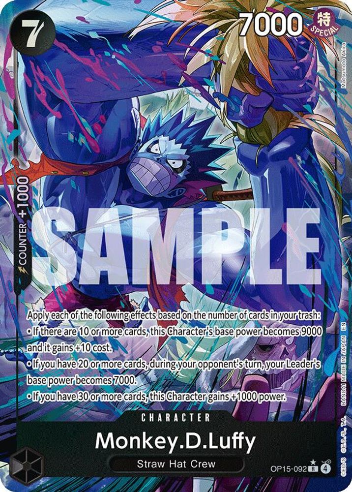 Monkey.D.Luffy (OP15-092) (Alternate Art) - OP15-092 - Rare