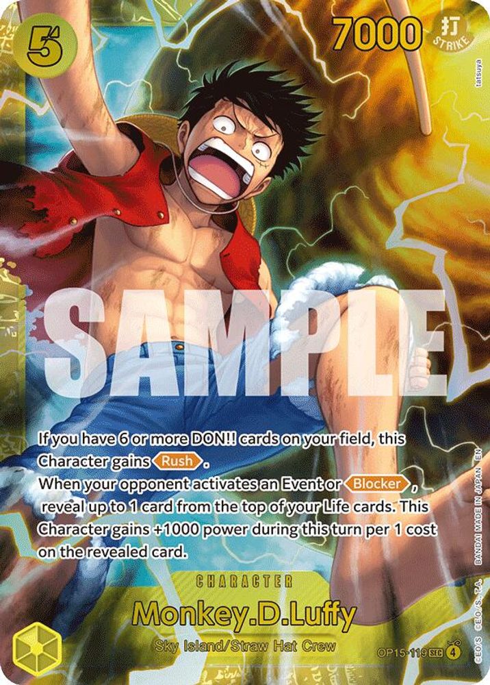 Monkey.D.Luffy (OP15-119) - OP15-119 - Secret Rare