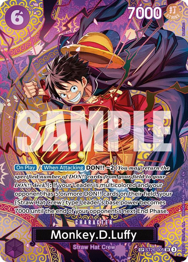 Monkey.D.Luffy (OP15-EB04 Special) - ST26-005 - Super Rare